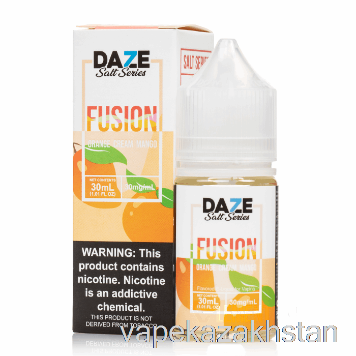 Vape Disposable Orange Cream Mango - 7 Daze Salts - 30mL 50mg